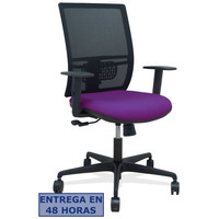 PIQUERAS Y CRESPO Silla Yunquera sincro malla negra bali morado brazo regulable-38SX PIQUERAS Y CRESPO Silla Yunquera sincro malla negra bali morado brazo regulable