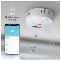 DETECTOR DE SEGURIDAD DE CO SMART WIFI GARZA 401348C (Espera 4 dias)
