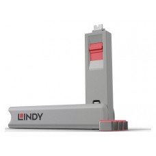 Lindy 40425 bloqueador de puerto Bloqueador de puerto + clave USB Tipo C Rosa 5 pieza(s) (Espera 4 dias)