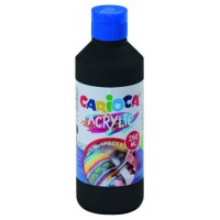 BOTELLA PINTURA ACRILICA 250 ML. NEGRO CARIOCA 40431/02 (Espera 4 dias)