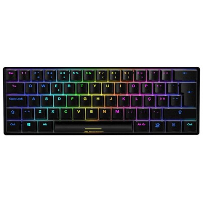 TECLADO GAMINGSHARKOON SKILLER SGK50 S4 KAILH RED ES NEGRO