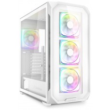 CAJA GAMING SHARKOON AK5G RGB ATX BLANCO 4XVENT 120MM 3XUSB SN FUENTE
