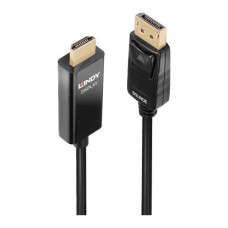 Lindy 40928 adaptador de cable de v&iacute;deo 5 m DisplayPort HDMI tipo A (Est&aacute;ndar) Negro (Espera 4 dias)
