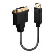 Lindy 41004 adaptador de cable de vídeo 0,15 m DisplayPort DVI-D Negro (Espera 4 dias)-SX5 Lindy 41004 adaptador de cable de vídeo 0,15 m DisplayPort DVI-D Negro (Espera 4 dias)