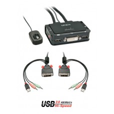 Lindy 42341 interruptor KVM Negro (Espera 4 dias)