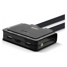 Lindy 42345 interruptor KVM Montaje en rack Negro (Espera 4 dias)-SX63 Lindy 42345 interruptor KVM Montaje en rack Negro (Espera 4 dias)