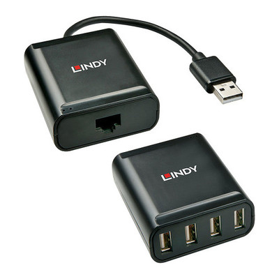 Lindy 42679 hub de interfaz USB 2.0 Negro (Espera 4 dias)