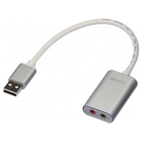 Lindy 42926 convertidor de audio Plata, Blanco (Espera 4 dias)-7SX Lindy 42926 convertidor de audio Plata, Blanco (Espera 4 dias)