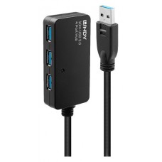 Lindy 43159 hub de interfaz USB 3.2 Gen 1 (3.1 Gen 1) Type-A 5000 Mbit/s Negro (Espera 4 dias)-SX30 Lindy 43159 hub de interfaz USB 3.2 Gen 1 (3.1 Gen 1) Type-A 5000 Mbit/s Negro (Espera 4 dias)