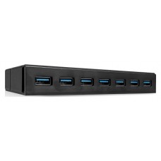 Lindy 43228 hub de interfaz USB 3.2 Gen 1 (3.1 Gen 1) Type-A 5000 Mbit/s Negro (Espera 4 dias)