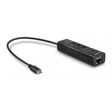 Lindy 43249 hub de interfaz USB 3.2 Gen 1 (3.1 Gen 1) Type-C 5000 Mbit/s Negro (Espera 4 dias)-SX12 Lindy 43249 hub de interfaz USB 3.2 Gen 1 (3.1 Gen 1) Type-C 5000 Mbit/s Negro (Espera 4 dias)