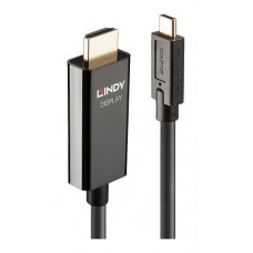 Lindy 43317 adaptador de cable de v&iacute;deo 10 m USB Tipo C HDMI tipo A (Est&aacute;ndar) Negro (Espera 4 dias)