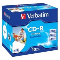 CD VERBATIM PRINT 700MB 10U