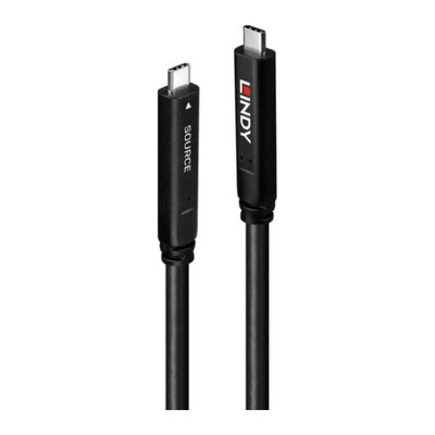 Lindy 43333 cable USB USB 3.2 Gen 1 (3.1 Gen 1) 10 m USB C Negro (Espera 4 dias)-SX138 Lindy 43333 cable USB USB 3.2 Gen 1 (3.1 Gen 1) 10 m USB C Negro (Espera 4 dias)