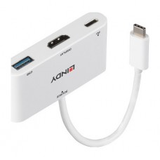 Lindy 43340 Adaptador gr&aacute;fico USB 3840 x 2160 Pixeles Blanco (Espera 4 dias)