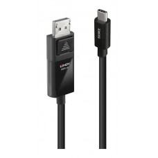 Lindy 43342 adaptador de cable de vídeo 2 m USB Tipo C DisplayPort Negro (Espera 4 dias)-SX10 Lindy 43342 adaptador de cable de vídeo 2 m USB Tipo C DisplayPort Negro (Espera 4 dias)