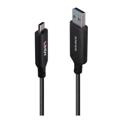 Lindy 43395 cable USB USB 3.2 Gen 1 (3.1 Gen 1) 10 m USB A USB C Negro (Espera 4 dias)