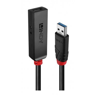 Lindy 43401 hub de interfaz USB 3.2 Gen 1 (3.1 Gen 1) Type-C 5000 Mbit/s Negro (Espera 4 dias)