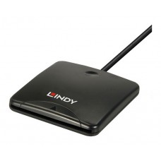 Lindy 43407 lector de tarjeta magn&eacute;tica USB Negro (Espera 4 dias)