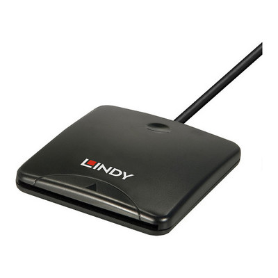 Lindy 43407 lector de tarjeta magn&eacute;tica USB Negro (Espera 4 dias)