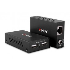 Lindy 43408 extensor audio/video Transmisor y receptor de se&ntilde;ales AV Negro (Espera 4 dias)