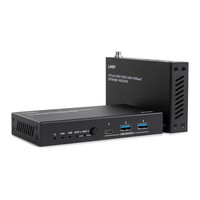 Lindy 43421 ampliador de red Transmisor y receptor de red Negro (Espera 4 dias)