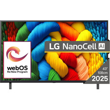 TV LG NANOCELL 43NANO80A3B 43" 4K ULTRA HD SMART TV WIFI NEGRO