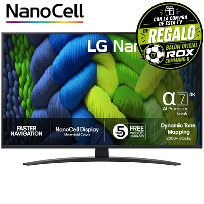 TELEVISOR LG 43NANO82A6B-DU47 TELEVISOR LG 43NANO82A6B