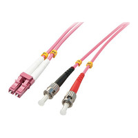 Lindy 46353 Cable de fibra óptica e InfiniBand 5 m LC ST Rosa (Espera 4 dias)-4SX Lindy 46353 Cable de fibra óptica e InfiniBand 5 m LC ST Rosa (Espera 4 dias)