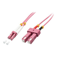 Lindy 46362 Cable de fibra &oacute;ptica e InfiniBand 3 m LC SC Rosa (Espera 4 dias)