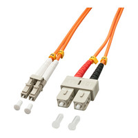 Lindy 1.0m OM2 LC - SC Duplex Cable de fibra óptica e InfiniBand 1 m Naranja (Espera 4 dias)-2SX Lindy 1.0m OM2 LC - SC Duplex Cable de fibra óptica e InfiniBand 1 m Naranja (Espera 4 dias)