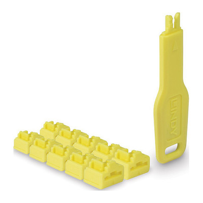 Lindy 47900 bloqueador de puerto Bloqueador de puerto + clave RJ-45 Amarillo Acrilonitrilo butadieno estireno (ABS) 10 pieza(s) (Espera 4 dias)-SX15 Lindy 47900 bloqueador de puerto Bloqueador de puerto + clave RJ-45 Amarillo Acrilonitrilo butadieno estireno (ABS) 10 pieza(s) (Espera 4 dias)
