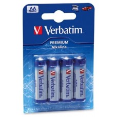 VERBATIM PILAS ALCALINAS AA - LR06 - PACK 4 UDS