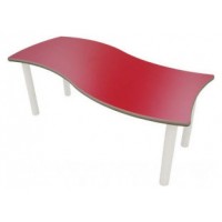 MESA RECTANGULAR ONDA (TALLA 4-6) HAYA MOBEDUC 500624B184 (Espera 4 dias)