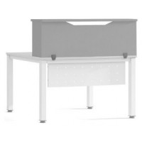 MODULO RECEPCION ALTILLO 100CM GRIS / GRIS. MEDIDAS 100X40X30CM. (MESA NO INCLUIDA EN EL PRECIO, SE COMPRA APARTE) ROCADA 5010AN02 (Espera 4 dias)