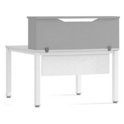 MODULO RECEPCION ALTILLO 120CM GRIS / GRIS. MEDIDAS 120X40X30CM. (MESA NO INCLUIDA EN EL PRECIO, SE COMPRA APARTE) ROCADA 5012AN02 (Espera 4 dias)