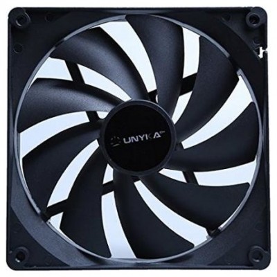 VENTILADOR INTERNO UNYKA 140mm COLOR NEGRO 9 ASPAS