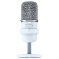 HyperX SoloCast - USB Microphone (White) Blanco Micrófono para videoconsola (Espera 4 dias)