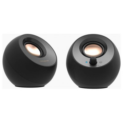 ALTAVOCES CREATIVE PEBBLE V3 2.0 USB-C NEGRO (Espera 4 dias)