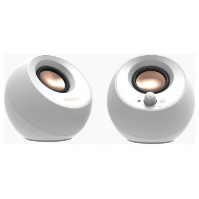 ALTAVOCES CREATIVE PEBBLE V3 2.0 USB-C BLANCO (Espera 4 dias)