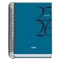 AGENDA ESCOLAR 2025-2026 TAMAÑO A6 TAPA CARTON FORRADO DÍA PÁGINA MODELO SYSTEM BASIC AZUL DOHE 52064 (Espera 4 dias)