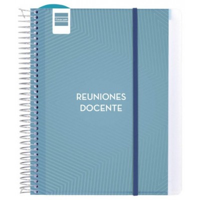 LIBRETA REUNIONES DOCENTE 1/4 ESPAÑOL FINOCAM 5340800 ATEMPORAL (Espera 4 dias)