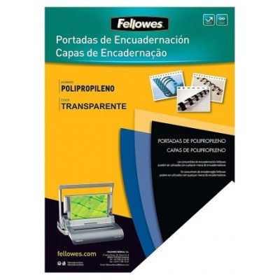 PACK 100 PORTADAS POLIPROPILENO TRANSLUCIDO 450 MICRAS A4 FELLOWES 54770 (Espera 4 dias)