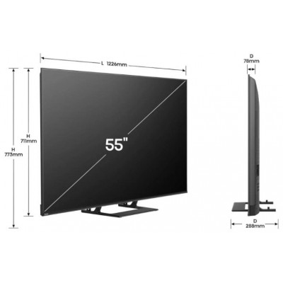 Hisense 55A7Q TV 55" UHD QLED SMART TV HDR10+