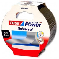 CINTA AMERICANA EXTRA POWER UNIVERSAL 50MM.X10M. COLOR PLATA TESA 56348-00000-06 (MIN6) (Espera 4 dias)