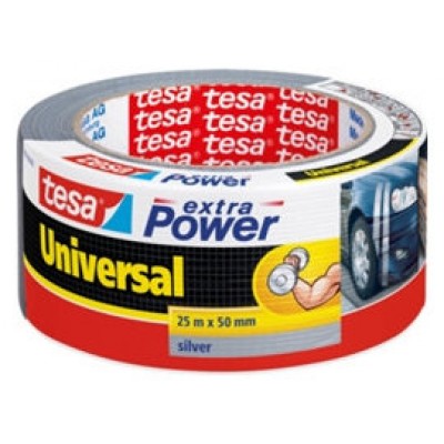 CINTA ADHESIVA AMERICANA EXTRA POWER GRIS 25MX50MM TESA 56388-00000-12 (MIN6) (Espera 4 dias)