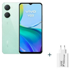 VIVO Y03 6.56" 4Gb(+4) 128Gb Green + Cargador 44W