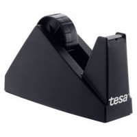 DISPENSADOR SOBREMESA "PORTARROLLOS" EASY CUT ECONOMY PARA ROOLLOS DE 66M. NEGRO TESA 57431-00000-02 (Espera 4 dias)