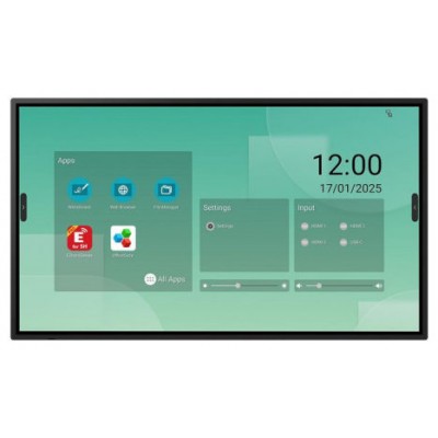 SHARP PN-LM431, 43" LM-SERIES INTERACTIVE DISPLAY, UHD, 500CD/M2, 18/7 PROOF, INFRARED TOUCH, 20 TOUCH POINTS, ANDROID SOC, USB-C, HDMI-OUT COMES WITH YODECK DIGITAL SIGNAGE CMS 1 YEAR LICENCE.(60006360) (Espera 4 dias)