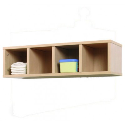 MUEBLE CASILLERO 4 CASILLAS 80-22 HAYA MOBEDUC 600702H18 (Espera 4 dias)